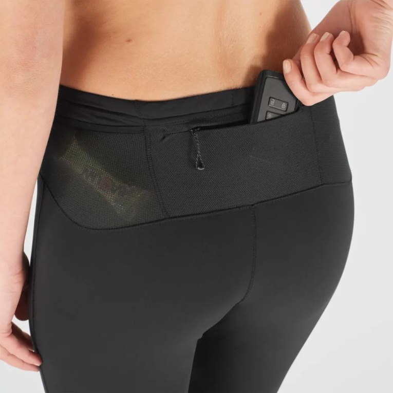 Salomon Xa Warm Women's Running Tights Black | CA 69T71